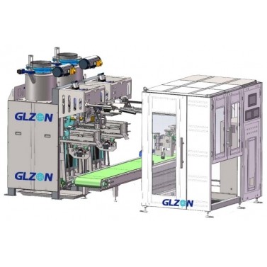 自動上袋閥口包裝機_全自動上袋閥口包裝機設備